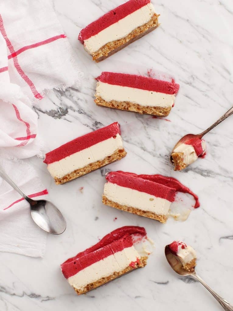 Raspberry Vegan Cheesecake