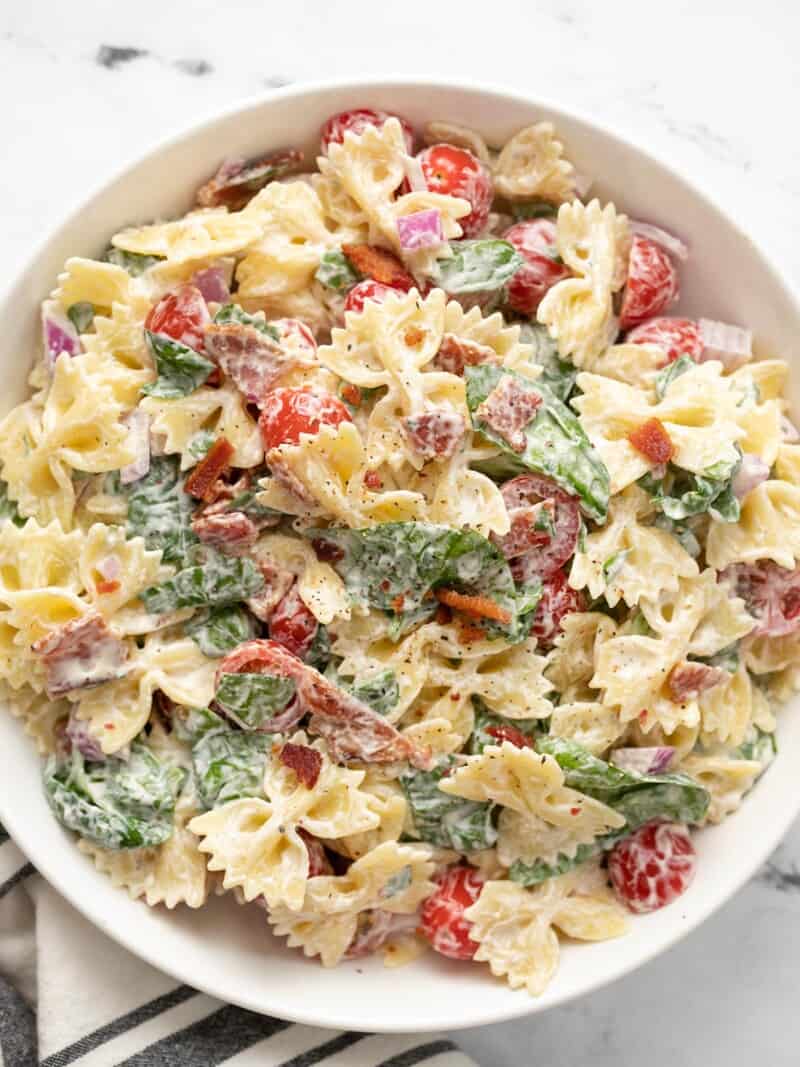 BACON LETTUCE TOMATO PASTA SALAD