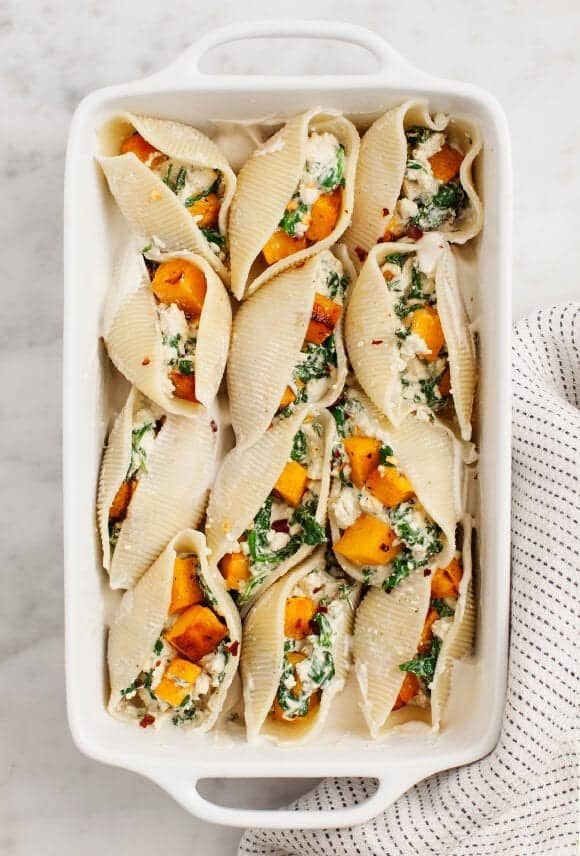 Butternut Squash Stuffed Shells